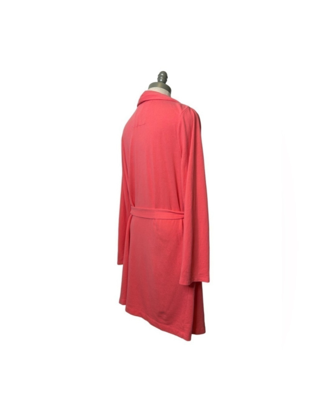Lucky Brand Women’s Y2K Vintage Coral Long Sleeve Cotton Blend Boho Robe XL - Picture 6 of 10